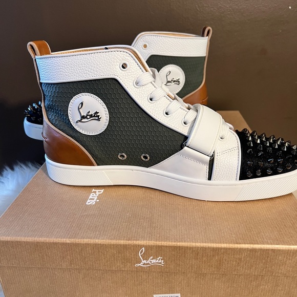 christian louboutin spikes vs flat gilt mimo/vv/clf - Picture 9 of 13